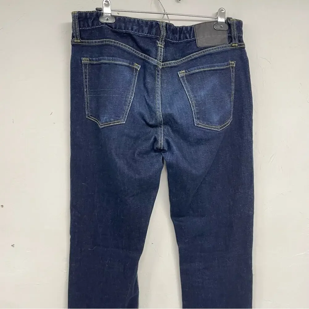 Five Four Mens Dark Wash Straight Leg Jeans Womens 32 Blue Denim Casual Fall
